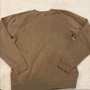 Women's Crewneck Sweatshirt in Tan